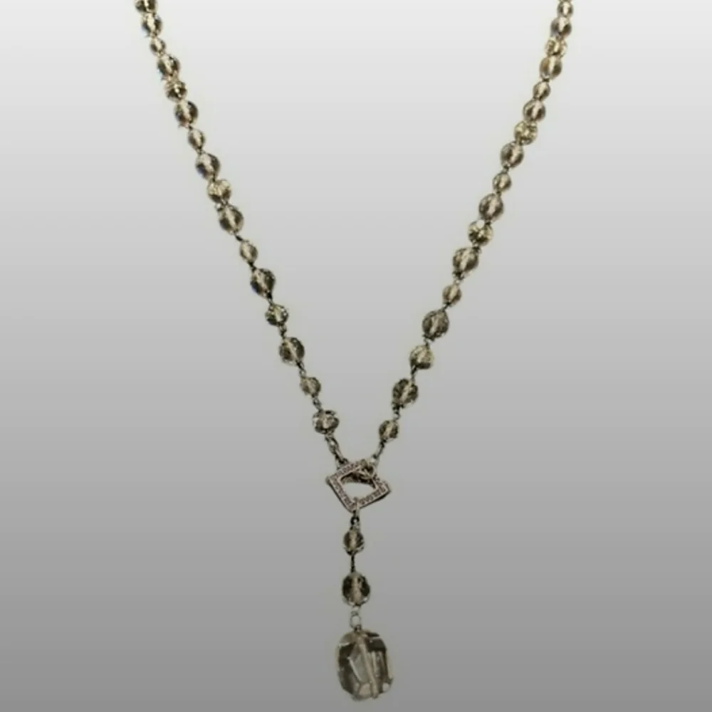 Silpada Silver Crystal Necklace - Picture 3 of 4